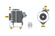 0 986 042 261 BOSCH alternátor 0 986 042 261 BOSCH