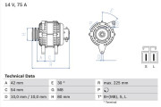 0 986 042 291 generátor BOSCH