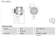 0 986 042 540 generátor BOSCH