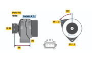 0 986 044 691 generátor BOSCH