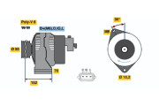 0 986 046 531 generátor BOSCH