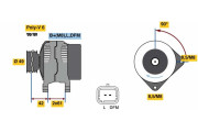 0 986 045 110 generátor BOSCH