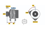 0 986 045 221 generátor BOSCH