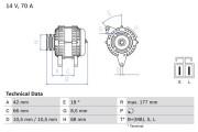 0 986 045 541 generátor BOSCH