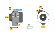 0 986 045 881 generátor BOSCH