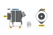 0 986 046 431 generátor BOSCH