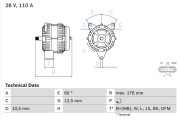 0 986 047 520 generátor BOSCH