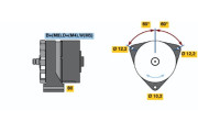 0 986 047 870 generátor BOSCH