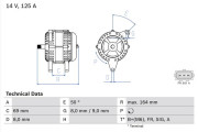 0 986 049 181 generátor BOSCH