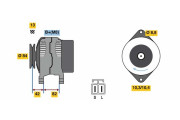 0 986 049 710 generátor BOSCH