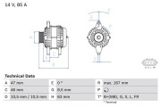 0 986 080 480 generátor BOSCH