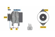 0 986 080 740 BOSCH alternátor 0 986 080 740 BOSCH