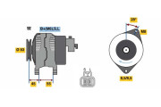 0 986 080 880 generátor BOSCH