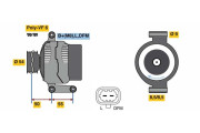 0 986 081 120 generátor BOSCH