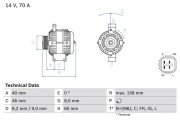 0 986 082 800 generátor Eco BOSCH