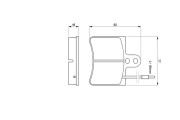 0 986 424 026 BOSCH sada brzdových platničiek kotúčovej brzdy 0 986 424 026 BOSCH