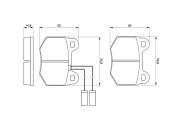 0 986 424 037 BOSCH sada brzdových platničiek kotúčovej brzdy 0 986 424 037 BOSCH