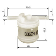 0 986 450 117 BOSCH palivový filter 0 986 450 117 BOSCH