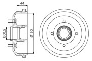 0 986 477 269 BOSCH brzdový bubon 0 986 477 269 BOSCH