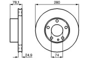 0 986 478 049 BOSCH brzdový kotúč 0 986 478 049 BOSCH