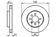 0 986 478 286 BOSCH brzdový kotúč 0 986 478 286 BOSCH