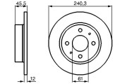 0 986 478 368 BOSCH brzdový kotúč 0 986 478 368 BOSCH