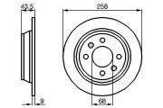 0 986 478 374 BOSCH brzdový kotúč 0 986 478 374 BOSCH