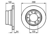 0 986 478 419 BOSCH brzdový kotúč 0 986 478 419 BOSCH