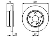 0 986 478 566 BOSCH brzdový kotúč 0 986 478 566 BOSCH