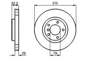 0 986 478 748 BOSCH brzdový kotúč 0 986 478 748 BOSCH