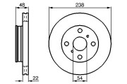 0 986 478 857 BOSCH brzdový kotúč 0 986 478 857 BOSCH