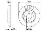 0 986 479 082 BOSCH brzdový kotúč 0 986 479 082 BOSCH