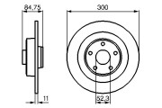 0 986 479 083 BOSCH brzdový kotúč 0 986 479 083 BOSCH