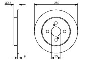 0 986 479 420 BOSCH brzdový kotúč 0 986 479 420 BOSCH