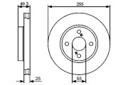 0 986 479 422 BOSCH brzdový kotúč 0 986 479 422 BOSCH