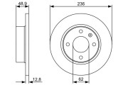 0 986 479 491 BOSCH brzdový kotúč 0 986 479 491 BOSCH