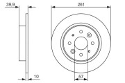 0 986 479 597 BOSCH brzdový kotúč 0 986 479 597 BOSCH