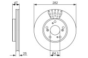 0 986 479 686 BOSCH brzdový kotúč 0 986 479 686 BOSCH