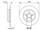 0 986 479 766 BOSCH brzdový kotúč 0 986 479 766 BOSCH