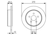 0 986 479 B08 BOSCH brzdový kotúč 0 986 479 B08 BOSCH