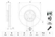 0 986 479 F59 Brzdový kotouč BOSCH