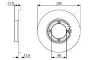 0 986 479 R81 BOSCH brzdový kotúč 0 986 479 R81 BOSCH