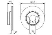 0 986 479 S29 Brzdový kotouč BOSCH