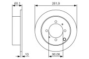 0 986 479 S53 BOSCH brzdový kotúč 0 986 479 S53 BOSCH