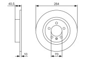 0 986 479 S88 BOSCH brzdový kotúč 0 986 479 S88 BOSCH