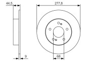 0 986 479 T86 BOSCH brzdový kotúč 0 986 479 T86 BOSCH