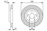 0 986 479 U80 BOSCH brzdový kotúč 0 986 479 U80 BOSCH