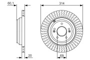 0 986 479 V11 BOSCH brzdový kotúč 0 986 479 V11 BOSCH