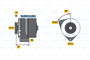 0 120 469 758 BOSCH alternátor 0 120 469 758 BOSCH