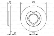 0 986 479 R62 BOSCH brzdový kotúč 0 986 479 R62 BOSCH